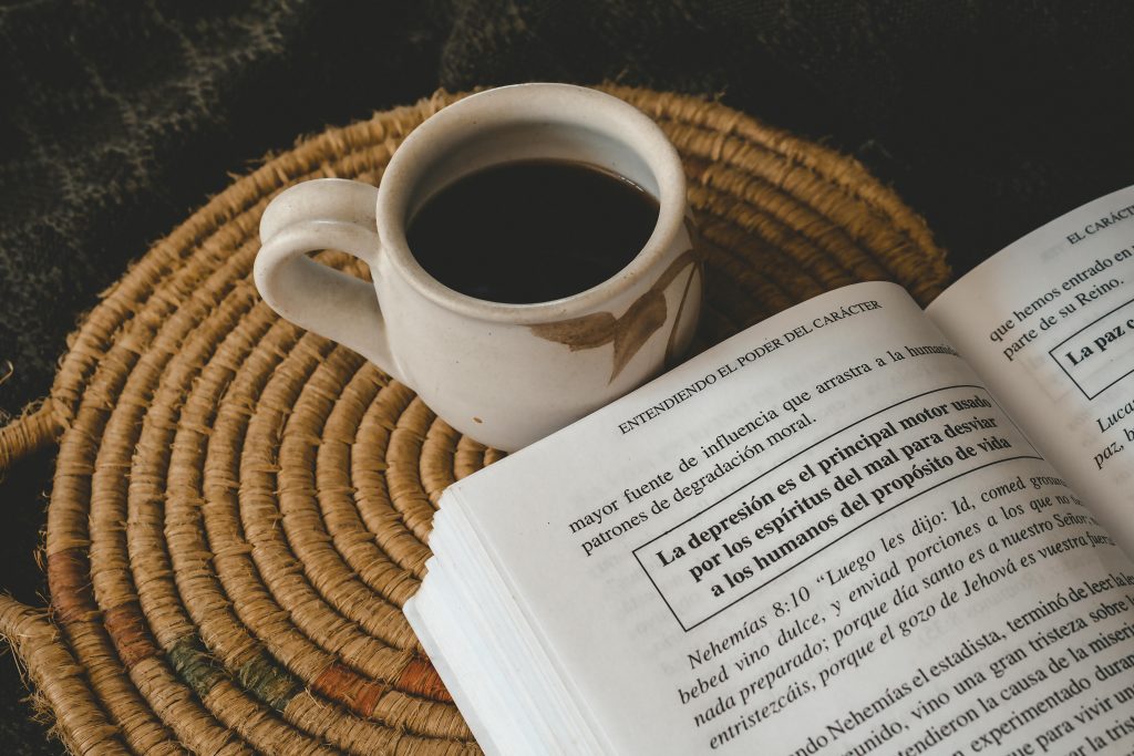 Open Book and Coffee